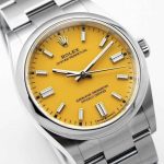 Clean Factory 134300-0007 41mm Yellow Dial Oyster Perpetual Replica