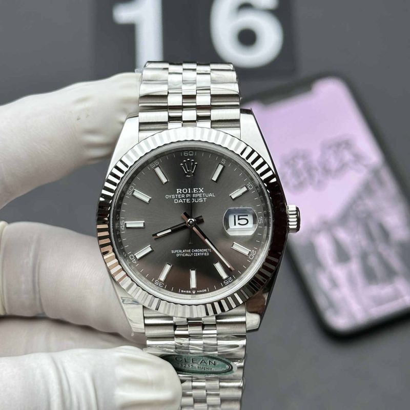 Clean Factory Datejust 41 126334 – 41mm Grey Dial Super Clone 3235