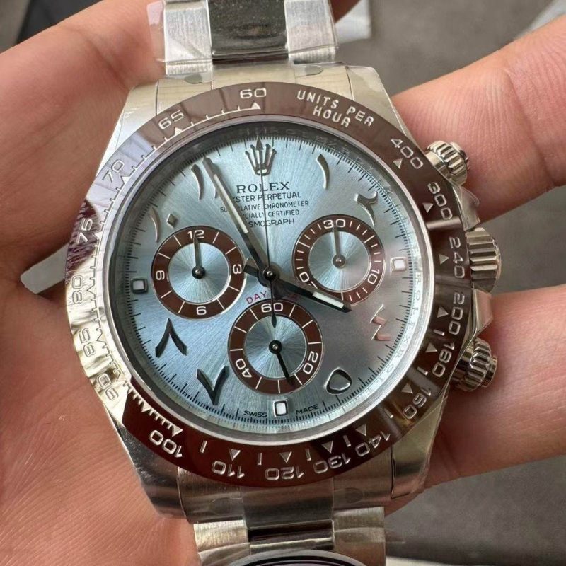 Clean Factory Daytona 116506 Middle East Dial – Ice Blue Arabic