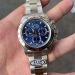 Rolex Daytona 116509 White Gold Blue Dial 1:1 Replica – Clean Factory
