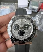 Clean Factory Daytona 116500LN Meteorite Dial Replica (Grey Oysterflex RB Style)