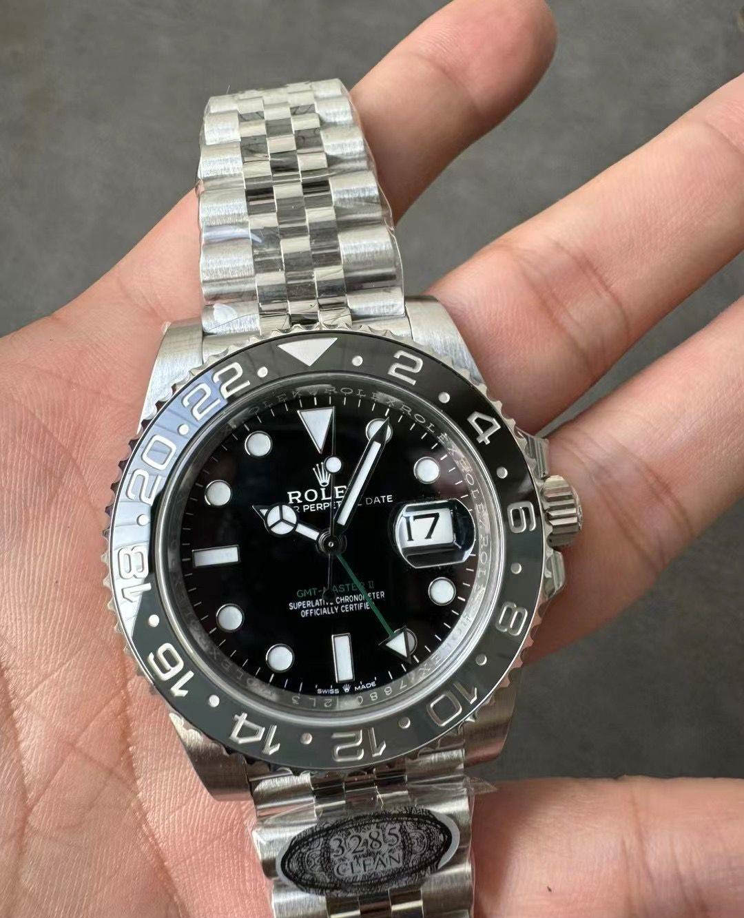 wc_upload_0001-138-1.jpg Clean Factory GMT-Master II 126710GRNR Grey-Black Bezel Super Clone - Image 1
