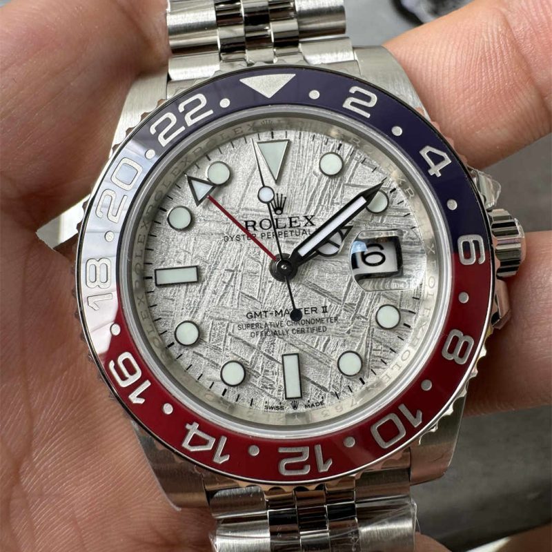 Rolex GMT-Master II 126719BLRO Meteorite Dial Replica – V3 Pepsi Bezel 40mm