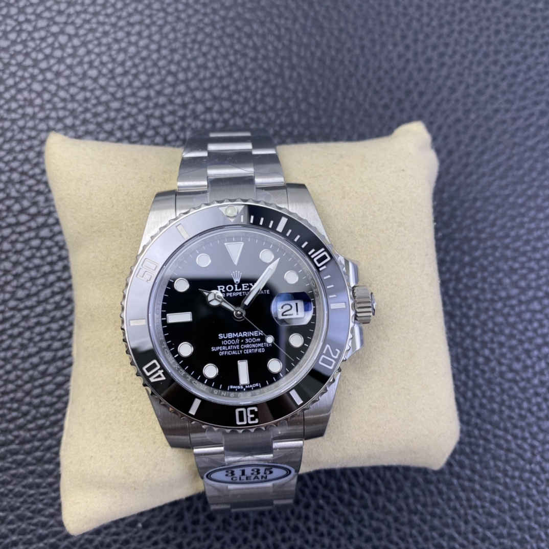 wc_upload_0001-140-1.jpg Clean Factory Rolex 116610LN Premium Submariner Black 40mm Replica - Image 1