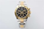Clean Factory Rolex Daytona 126503 Replica - Two Tone Black Dial 4131 Mov