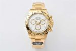 Clean Factory Rolex Daytona 126508 Replica - Yellow Gold White Dial (4131)