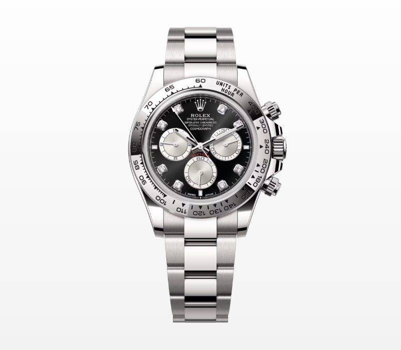 Clean Factory Rolex Daytona 126509 Replica - White Gold Black Diamond Dial (4131)
