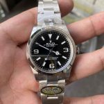 Clean Factory Rolex Explorer I 36mm Black Dial Replica