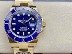 Clean Factory Rolex Submariner 126618LB – 41mm Full Gold Blue Replica