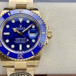 Clean Factory Rolex Submariner 126618LB – 41mm Full Gold Blue Replica