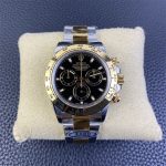 Clean Factory Two Tone Daytona Replica 116503 Black Dial (Dandong 4130)