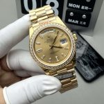 QF Day-Date 36mm Replica – Full-Weight 2836 Movement with Diamond Dial - Clean Factory