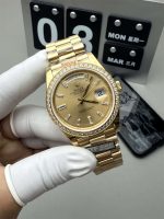 QF Day-Date 36mm Replica – Full-Weight 2836 Movement with Diamond Dial - Clean Factory