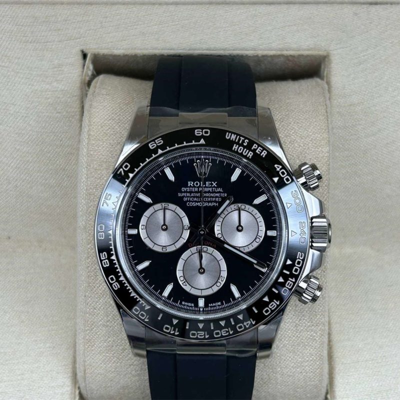 Rolex Daytona 126519LN Replica – Clean Factory White Gold Black Dial