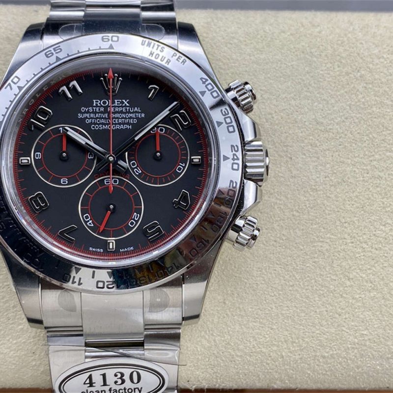 Rolex Daytona Black Dial 116509 – Clean Factory 1:1 Replica Rolex Daytona 116509
