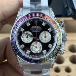Rolex Daytona Rainbow Replica 116599 RBOW – ZF Factory White Gold 4130
