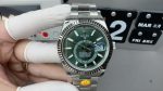 ZF Factory Rolex Sky-Dweller m336934-0002 Green Dial Replica 42mm Jubilee GMT