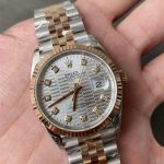 VS Factory Replica Rolex Datejust 36 m126231-0033 Silver Dial Jubilee