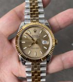 VS Factory Rolex Datejust 41 M126333-0010 Champagne Two Tone Replica