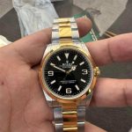 VS Factory Rolex Explorer 36mm Two Tone M124273-0001 Replica
