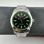 VS Factory Rolex Milgauss 116400GV Green Glass 904L Steel [Real Green Sapphire]