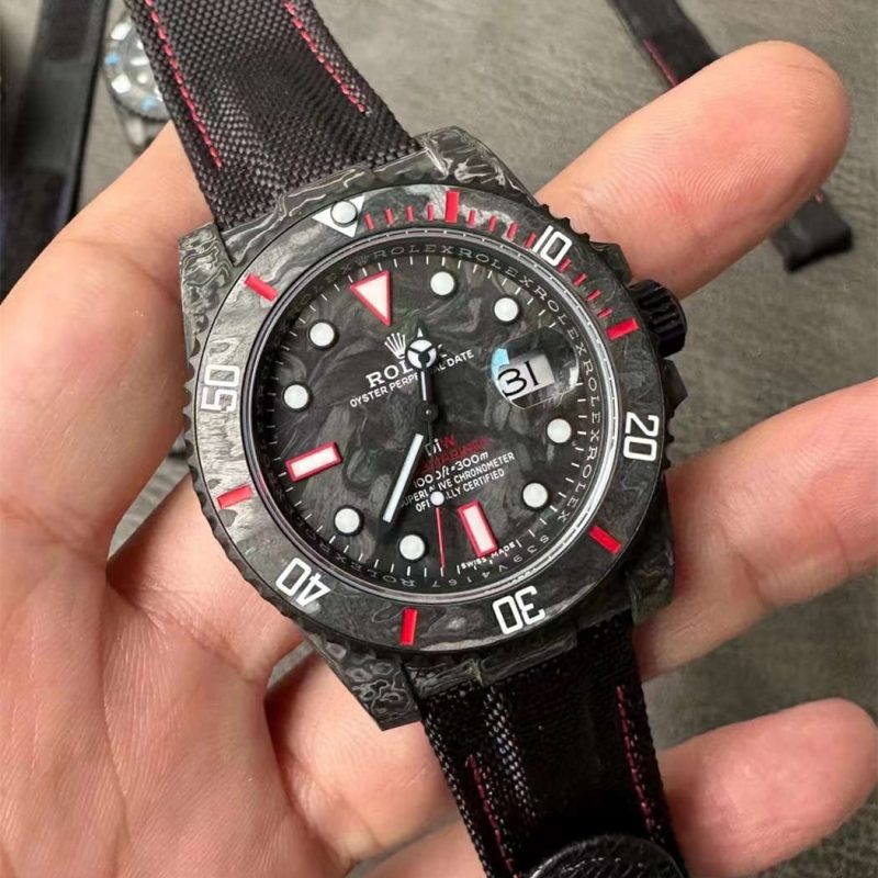 VS Factory Submariner DiW Carbon Red Edition 40mm (VS3135)