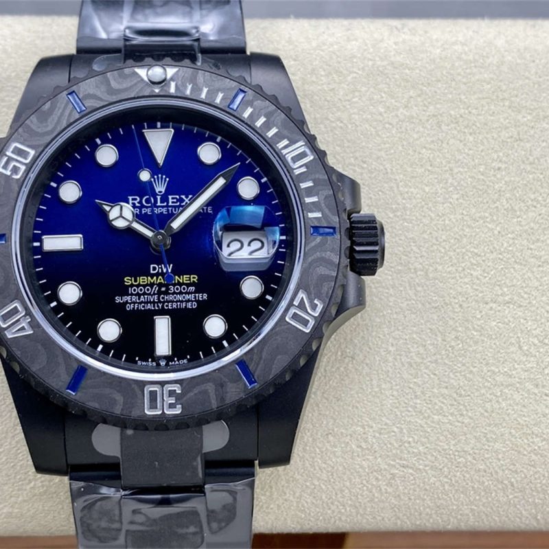 VS Factory Submariner Gradient Blue DLC Black Steel (VS3135)