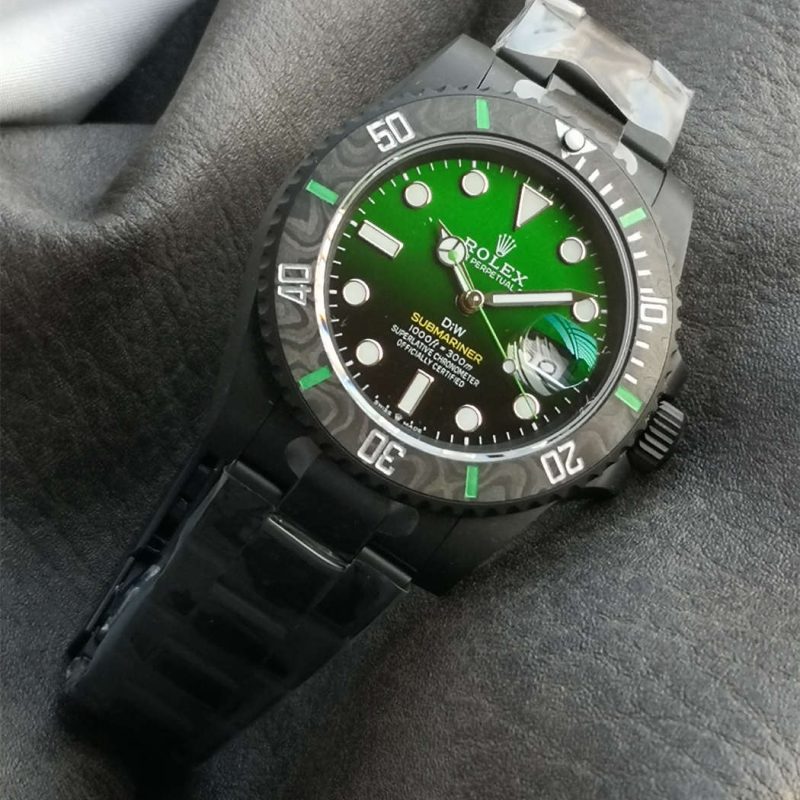 VS Factory Submariner 126610LN Gradient Green DLC Black Steel (VS3135)