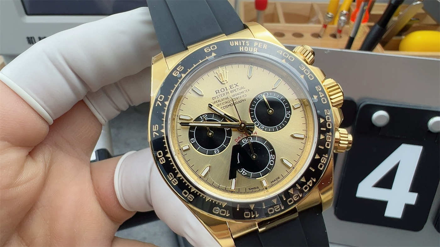 wc_upload_0001-277-1.jpg VS Factory Rolex Daytona JPS Replica | 137g Weighted Case Clone 4131 - Image 1