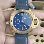 Panerai PAM01074 Replica – VS Factory Submersible Bronzo 42mm Blue Dial