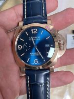VSF PAM1114 – 44mm Luminor Marina Rose Gold Blue Dial Replica