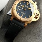 VSF Panerai PAM01074 Bronze Submersible 42mm Blue Dial Replica Watch