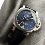 Panerai PAM01279 42mm Titanium Luminor GMT Blue Sunburst 1:1 Replica