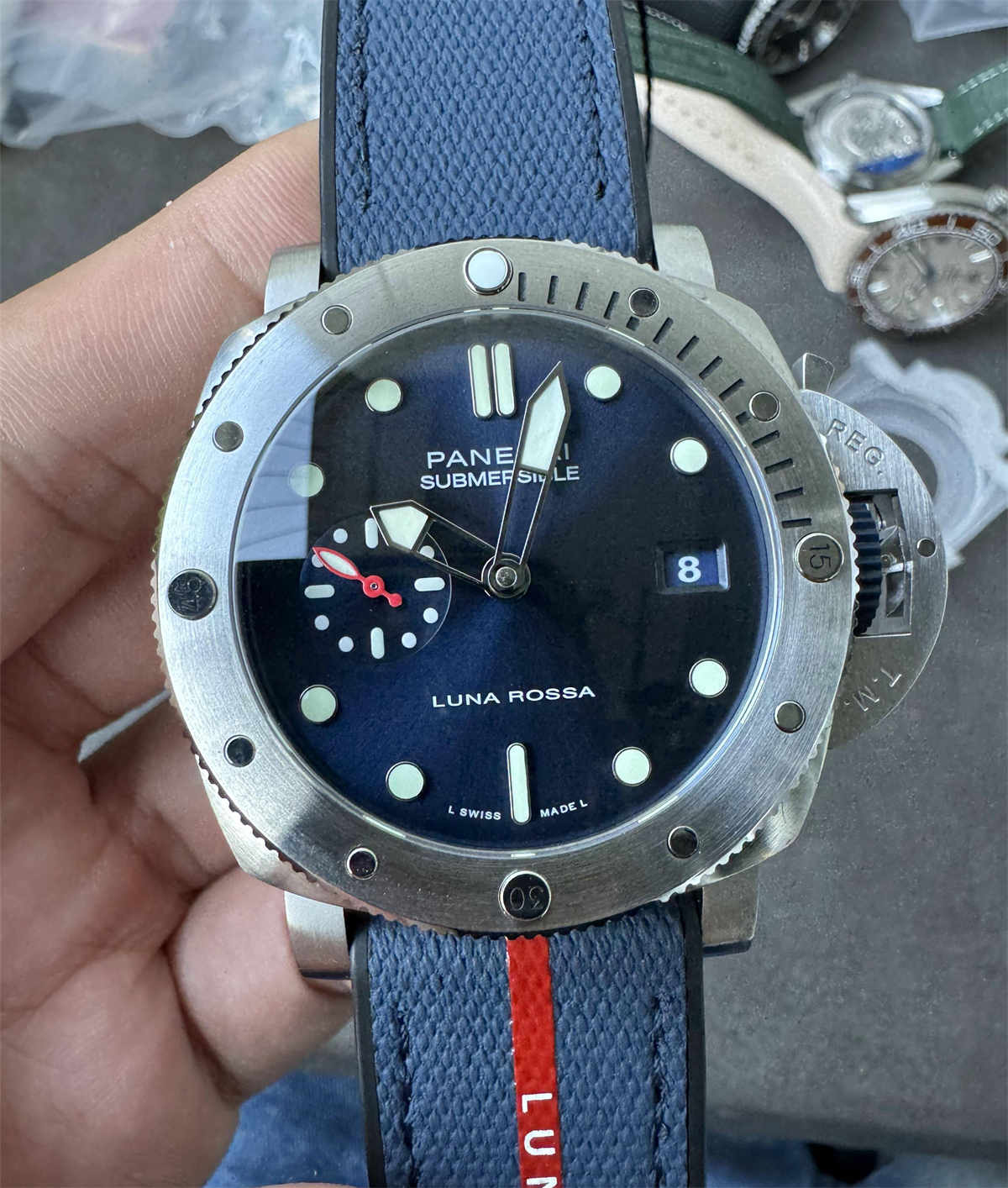 wc_upload_0001-320-1.jpg VSF Panerai PAM1391 Submersible Luna Rossa 47mm Super Clone P.9010 - Image 1
