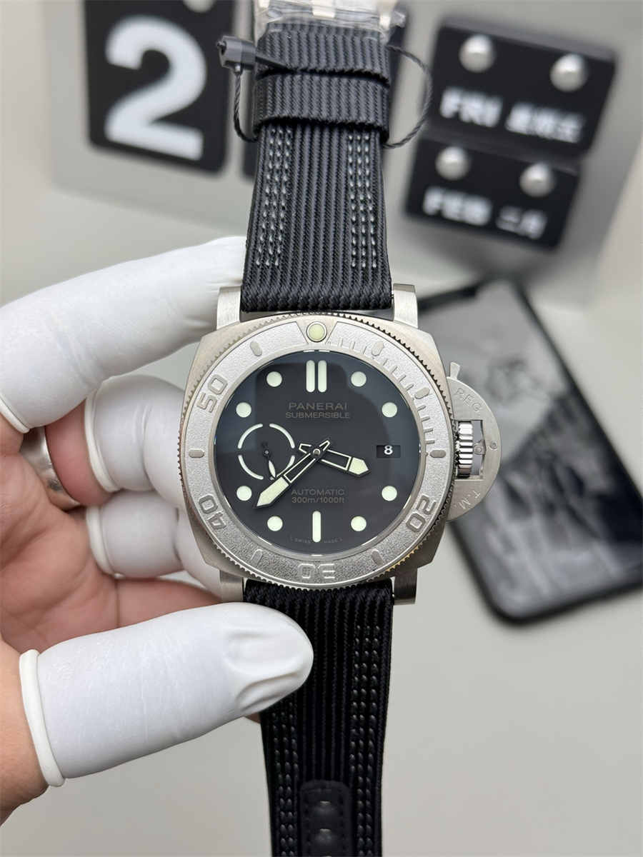 wc_upload_0001-350-1.jpg Panerai PAM984 47mm Titanium Submersible – 1:1 Replica Homage - Image 1