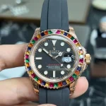 VS Factory Replica Rolex Yacht-Master 40 116695SATS Rose Gold Candy Bezel