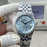 3B Factory Rolex Land-Dweller 127386TBR-0001 Replica – Platinum Look, Diamond Bezel, 163g Full Weight