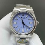 Clean Factory 124300 Purple Dial 41mm Oyster Perpetual Replica