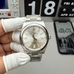 Rolex Oyster Perpetual 41 124300-0001 Silver Dial 1:1 Replica