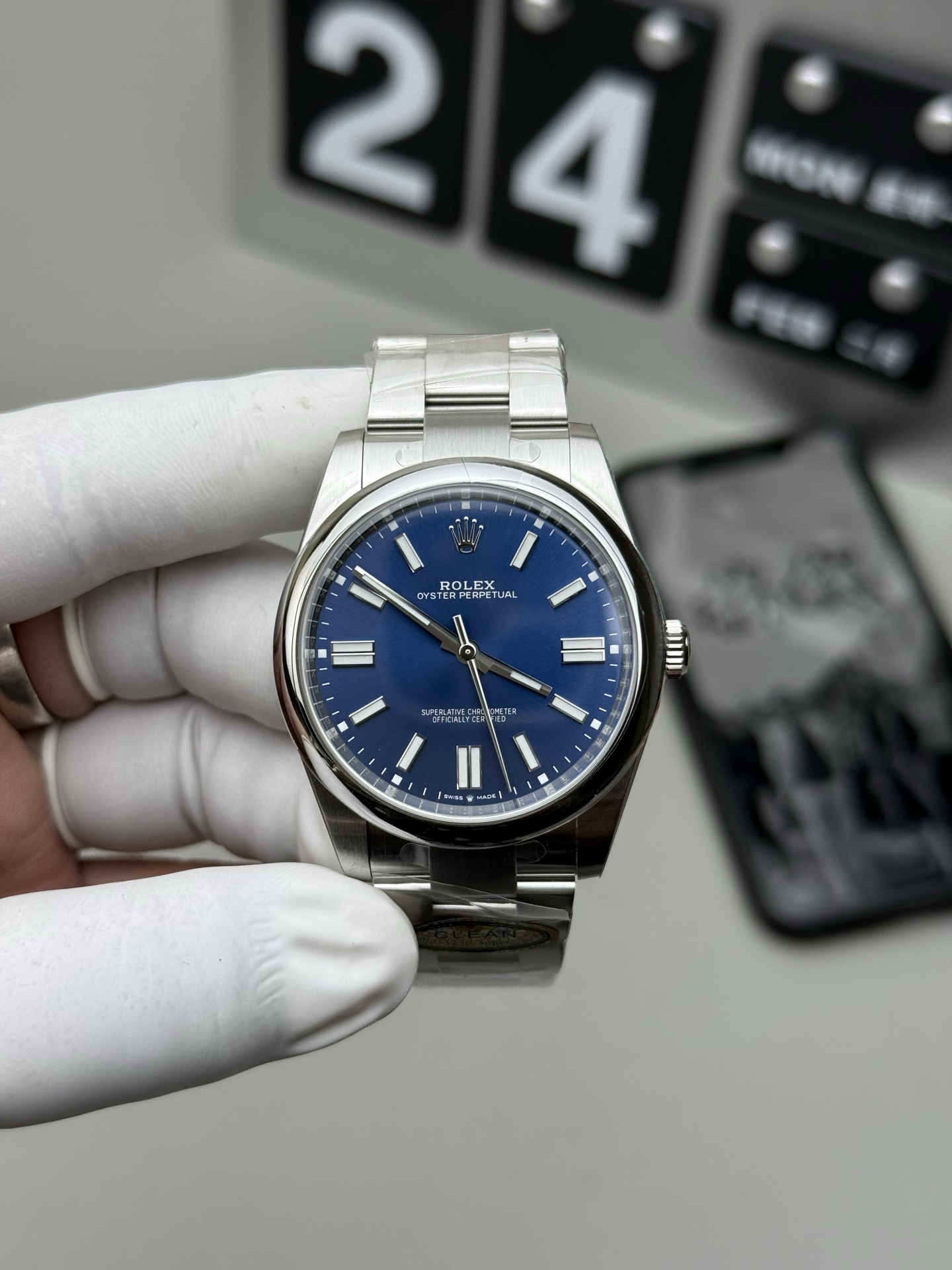 wc_upload_0001-91-1.jpg Clean Factory Oyster Perpetual 41 124300 Blue Dial Replica - Image 1