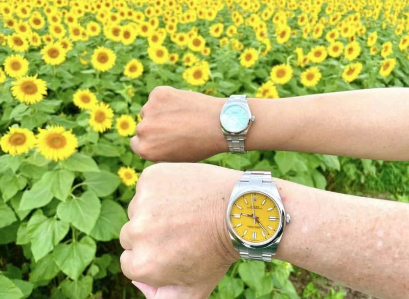 Clean Factory 134300-0007 41mm Yellow Dial Oyster Perpetual Replica - Image 2
