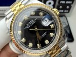 Clean Factory Datejust 126333 Black Dial – Premium Two-Tone Replica Watch - Image 2
