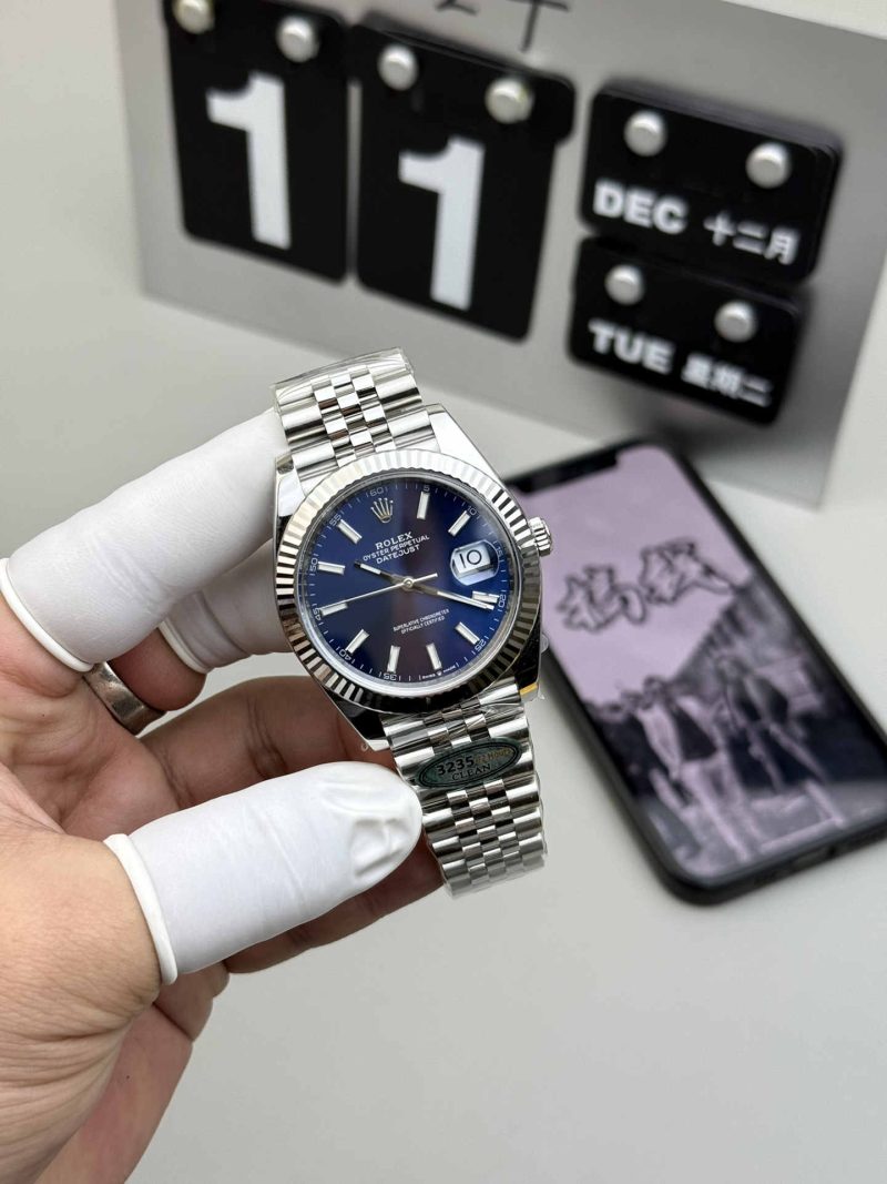 Clean Factory Datejust 41 126334 Blue Dial Super Clone 3235 Two-Tone Steel - Image 2