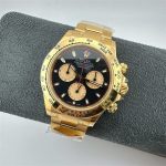 Clean Factory Rolex Daytona 116508 Replica - Yellow Gold Black Dial (Dandong 4130) - Image 2