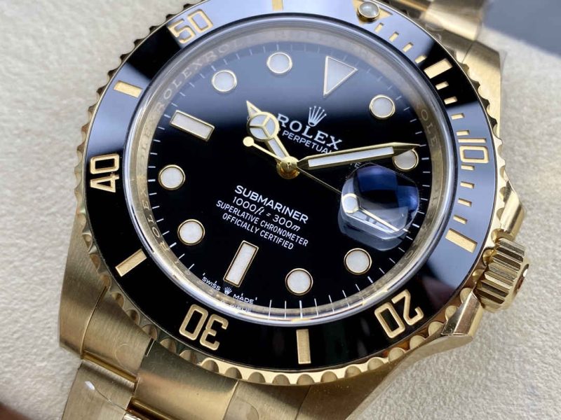 Rolex Submariner 126618LN Full Gold Black Dial 1:1 Replica - Image 2