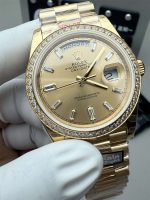 QF Day-Date 36mm Replica – Full-Weight 2836 Movement with Diamond Dial - Clean Factory - Image 2