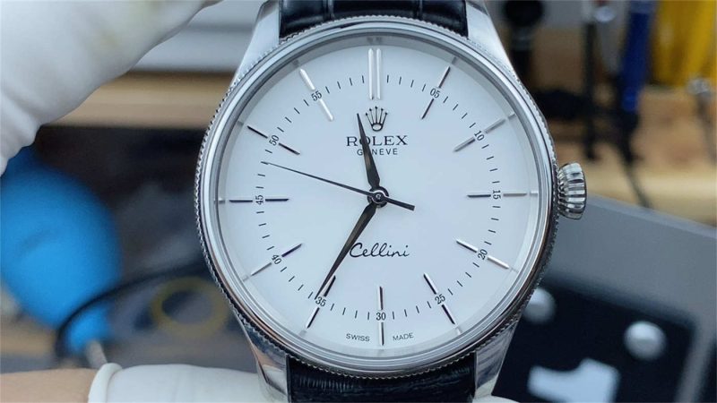 Rolex Cellini M50509-0017 White Gold Replica – Clean Factory Dress Watch - Image 2