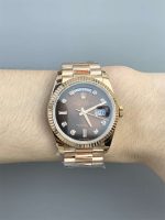 Rolex Day-Date 36 128235 Everose Gold Replica – President Watch 3255 Clone - Image 2