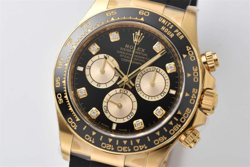 Rolex Daytona 116518LN Black Dial Replica – Clean Factory 18K Gold - Image 2
