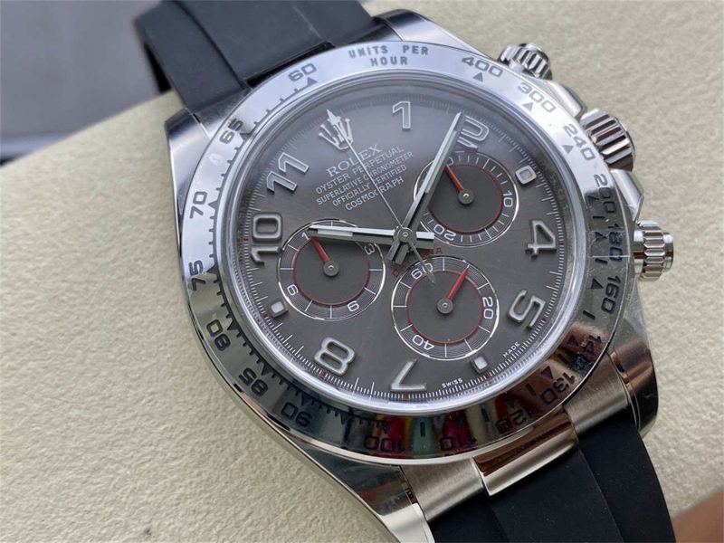 Rolex Daytona 116509 Grey Dial White Gold 1:1 Replica Chronograph - Image 2